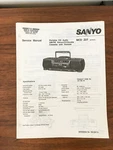 Sanyo MCD-Z27 Boombox Stereo Service Manual *original*. Fixed Price $12.97.