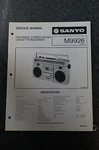 Sanyo M9926 Service Manual. Fixed Price $21.99.