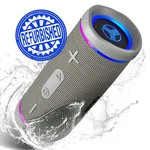 Treblab HD77 Gray - Premium Bluetooth Portable Speaker 360 Surround Sound. Fixed Price $39.99.
