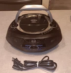 Jensen CD-560 Portable Boombox Player Am-fm Radio Aux & Bluetooth Tested. Fixed Price $9.99.