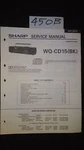 Sharp WQ-CD15 Service Manual Original Repair Book Boombox Ghettoblaster Radio. Fixed Price $19.98.