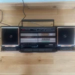 Rare Retro Toshiba RT-7057 Stereo Radio Cassette Recorder Boombox Small Repair. Fixed Price $43.89.
