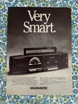 Vintage 1988 Magnavox D8890 Cd Player Boombox Print Ad. Fixed Price $8.00.