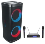Rockville Bass Party 65 V2 Rechargeable Led Bluetooth SPEAKER+(2) Wireless Mics. Fixed Price $201.95.