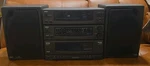 Rca Rp 8530 Compact Stereo System Dual Cassette Cd Player Am Fm Radio Black. Fixed Price $199.99.