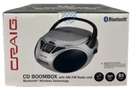 Craig CD6925 Portable Top-loading Stereo Boombox With Am/fm Radio. Fixed Price $47.95.
