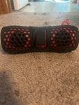 Sylvania SP353 Waterproof Rugged Portable Bluetooth Speaker - Red/black. Fixed Price $15.00.