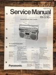 Panasonic RX-5110 Radio / Boombox Service Manual *original* #2. Fixed Price $29.97.