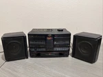 Jvc Boombox PC-V88 Hyper Bass Equalizer Am/fm,dual Cassettes,cd Input Fully Work. Fixed Price $56.00.