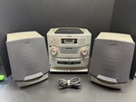 Sony CFD-ZW755 Boombox Cd Radio Dual Cassette Player/recorder Tested. Fixed Price $59.99.