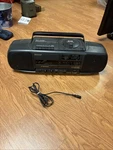 Sharp Gray QT-CD5 Gm Stereo Tested. Fixed Price $45.00.
