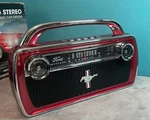 Ion Ford Mustang Stereo Wireless Rechargeable Bluetooth Speaker Radio. Fixed Price $279.95.