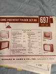 Sams Photofact Folder Set 697 June 1964 Tvs Radios Philco Magnavox Complete. Fixed Price $20.00.