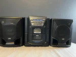 Vintage 98 Jvc Cd Portable Component System Model PC-X204BK Active Hyperbass Pro. Fixed Price $114.75.