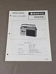 Sanyo Cassette Recorder M2840K Service Manual D-6142. Fixed Price $54.95.