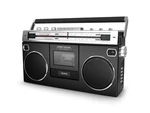 Ion Audio 1980S-STYLE Portable Bluetooth Boombox Am/fm Radio Cassette Black. Fixed Price $190.16.