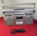 Panasonic RX-5110 Silver Boombox Radio Cassette Player Ac Battery Excellent Cond. Fixed Price $259.90.