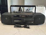 Sony CFD-50 Boombox Cassette Player Tested Cd/radio Work Bad. Fixed Price $51.44.