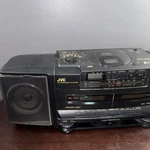 Vintage 1992 Jvc PC-X100 Am/fm Radio Cd Dual Cassette Player Boombox Tested. Fixed Price $129.99.
