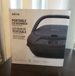 Borne Portable Cd Boombox With Am/fm Radio Black. Fixed Price $35.00.