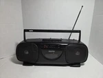 Vintage Sanyo M-7015 Portable Am/fm Cassette Recorder Tested. Fixed Price $36.00.