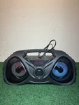 Gpx BB200B Bluetooth Rechargeable Boombox Stereo Radio Color Changing Lights. Fixed Price $45.99.