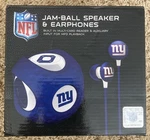 Nib Ihip New York Giants Jam-ball Speaker & Earphones. Fixed Price $29.98.