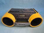 Vintage Sony CFD-980 Sports Yellow Boombox Cd Cassette Works See Video. Fixed Price $99.99.