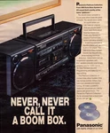 Panasonic RX-DS650 Boombox Vintage Magazine Print Ad 1990S Black Stereo. Fixed Price $14.95.