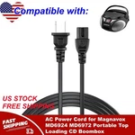 Ac Power Cord For Magnavox MD6924 MD6972 Portable Top Loading Cd Boombox. Fixed Price $12.98.