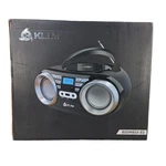 Klim B3 Portable Cd Player Boombox With Fm Radio Bluetooth Usb Aux Dual. Fixed Price $29.74.