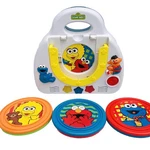 Sesame Street Cd Player 3 Discs Record Music Boombox 1998 Tyco Toy Y2K Tested. Fixed Price $19.95.