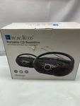 Singing Wood SBX030C Portable Cd Player Boombox With Am Fm Stereo Radio-red *new. Fixed Price $31.97.