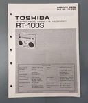 Toshiba RT-100S Service Manual. Fixed Price $7.17.