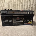 Qfx J-22U Am Fm SW1 SW2 4-BAND Radio Bass Cassette Boom Box Tested Rare Vtg. Fixed Price $35.99.