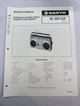 Vintage Sanyo Service Manual Model Number 9915K. Fixed Price $10.00.