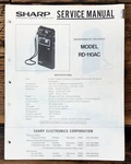 Sharp RD-110AC Microcassette Recorder Service Manual *original*. Fixed Price $14.97.