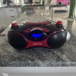 Craig CD6498N Mini Boombox CD-RADIO-AUX-W/CORD-RED-2016-TESTED, Works. Fixed Price $18.78.