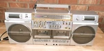 Sharp GF-575 Vintage Boombox Ghetto Blaster 80S Radio Japan Cassette Stereo. Fixed Price $520.60.