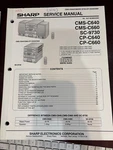 Sharp CMS-C640 CMS-C660 SC-9730 CP-C640 CP-C660 Service Manual **original**. Fixed Price $14.99.