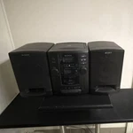 Sony CFD-503 Cd Cassette Boombox Am/fm Radio Black. Fixed Price $85.00.