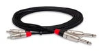Hosa HPR-015X2 15' Pro Series Dual 1/4 Ts To Rca Audio Cable. Fixed Price $39.06.