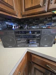 Vtg Yamaha PC-6 Boombox Natural Sound Stereo Radio Cassette Player Read. Fixed Price $165.00.