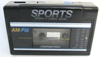 Vintage Sounddesign Sports Am/fm Stereo Radio Cassette Player. Model # 43698BLK. Fixed Price $28.99.