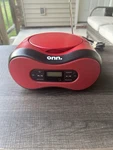 Onn. Portable Bluetooth Cd Boombox With Digital Fm Radio Tested Works Euc. Fixed Price $28.00.