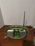 Ilive Portable Docking System Green IBR2807DP Am/fm Radio Ipod Clock Works. Fixed Price $28.00.