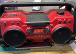 Sony ZS-H10CP Portable Heavy Duty Boombox Cd/ MP3/ Radio W/ Power Works. Fixed Price $99.95.