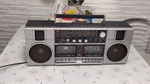 Vintage Sanyo M-W2K Stereo Radio Double Cassette Recorder Boombox Works!. Fixed Price $59.99.