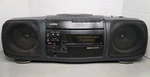 Vintage 1994 Sanyo MCD-Z16 Boombox Am/fm Radio, & Cassette Player Tested. Fixed Price $42.46.