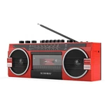 Audiobox Usa RXC25BTRED 10W Portable Cassette Player W/ Bluetooth. Fixed Price $59.14.